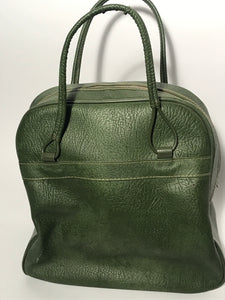 Vintage Green Duffle Travel Accessories Tote By Skyway