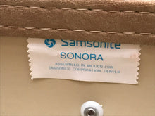 Vintage Samsonite Sanora Tan Soft Shoulder Travel Accessories Tote