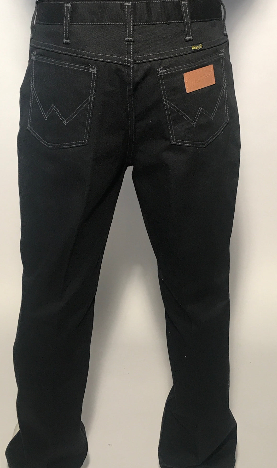 Vintage Men's Black Wrangler Pants Size 33