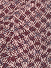 1970s Plaid Knit Polyester Pants 35" x 32" RENTAL P521