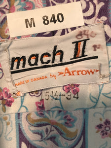Men's Mach II by Arrow 1970s Disco Shirt Size Medium RENTAL M840