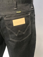 Vintage Men's Black Wrangler Pants Size 33" Waist