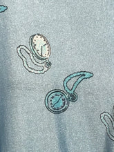 1970s Mens Powder Blue Pocket Watch Disco Shirt Size Large RENTAL